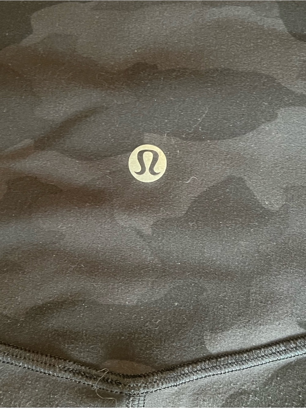 Lululemon Black and grey camo Activewear Leggings